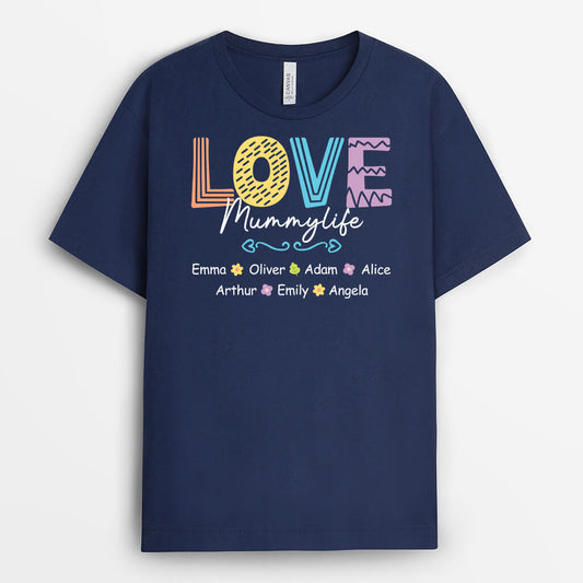 2770AUK2 love grandma life custom made t shirts for women