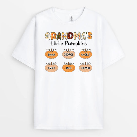 2772AUK2 daddys little pumpkin t shirt personalised autumn gifts uk
