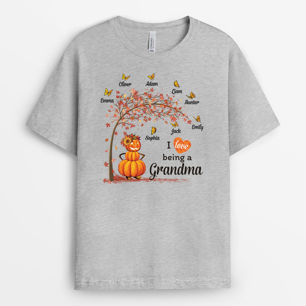 2773AUK2 i love being a mummy t shirt custom autumnal gifts
