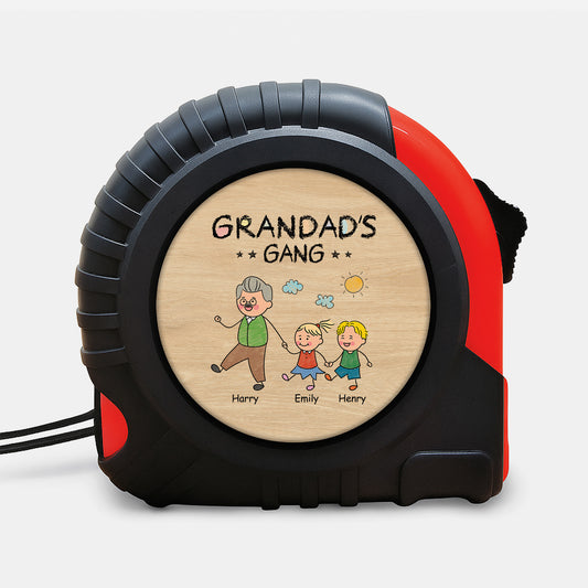2793OUK1 personalized grandpa gifts grandpas gang tape measure 2793O3L8B