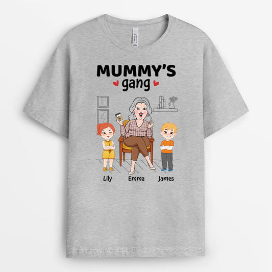 2802AUK2 grandmas gang personalised t shirts for women