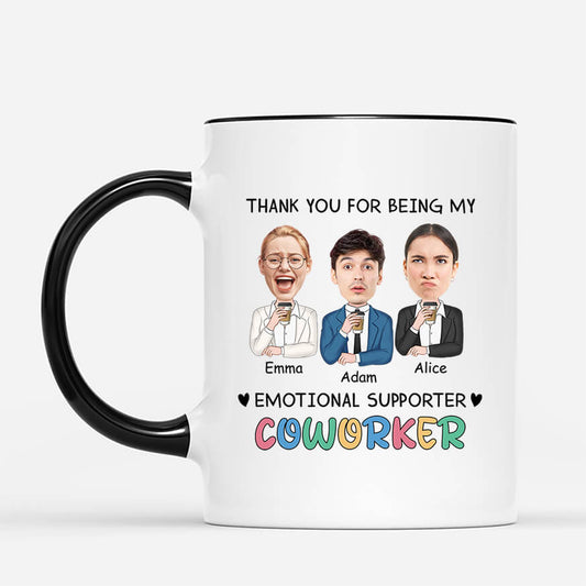 2813MUK2 thank you for being my mug personalised gifts for coworker