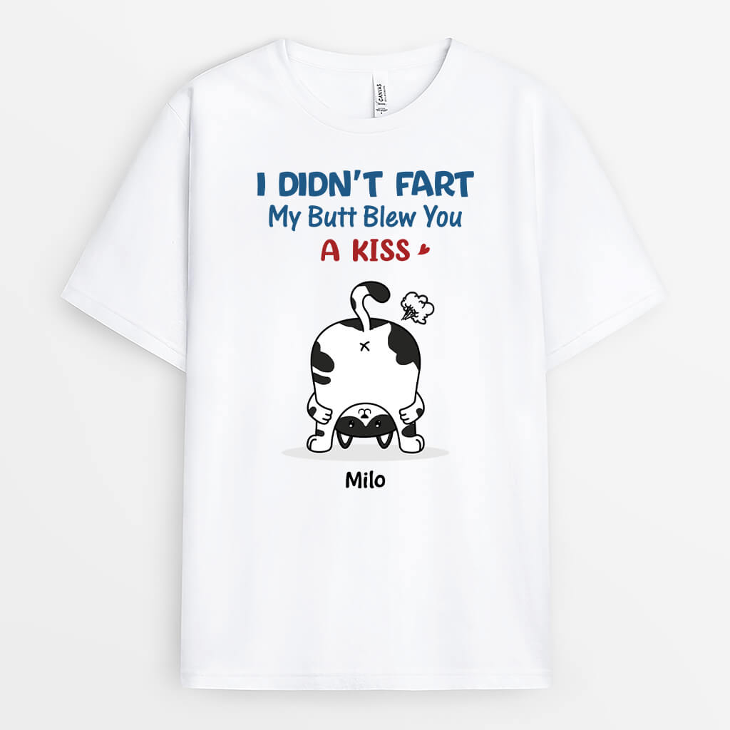 2826AUK1 i didnt fart cat funny personalised t shirts