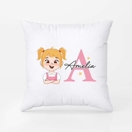 2830PUK2 by name pillows personalised gift for kids