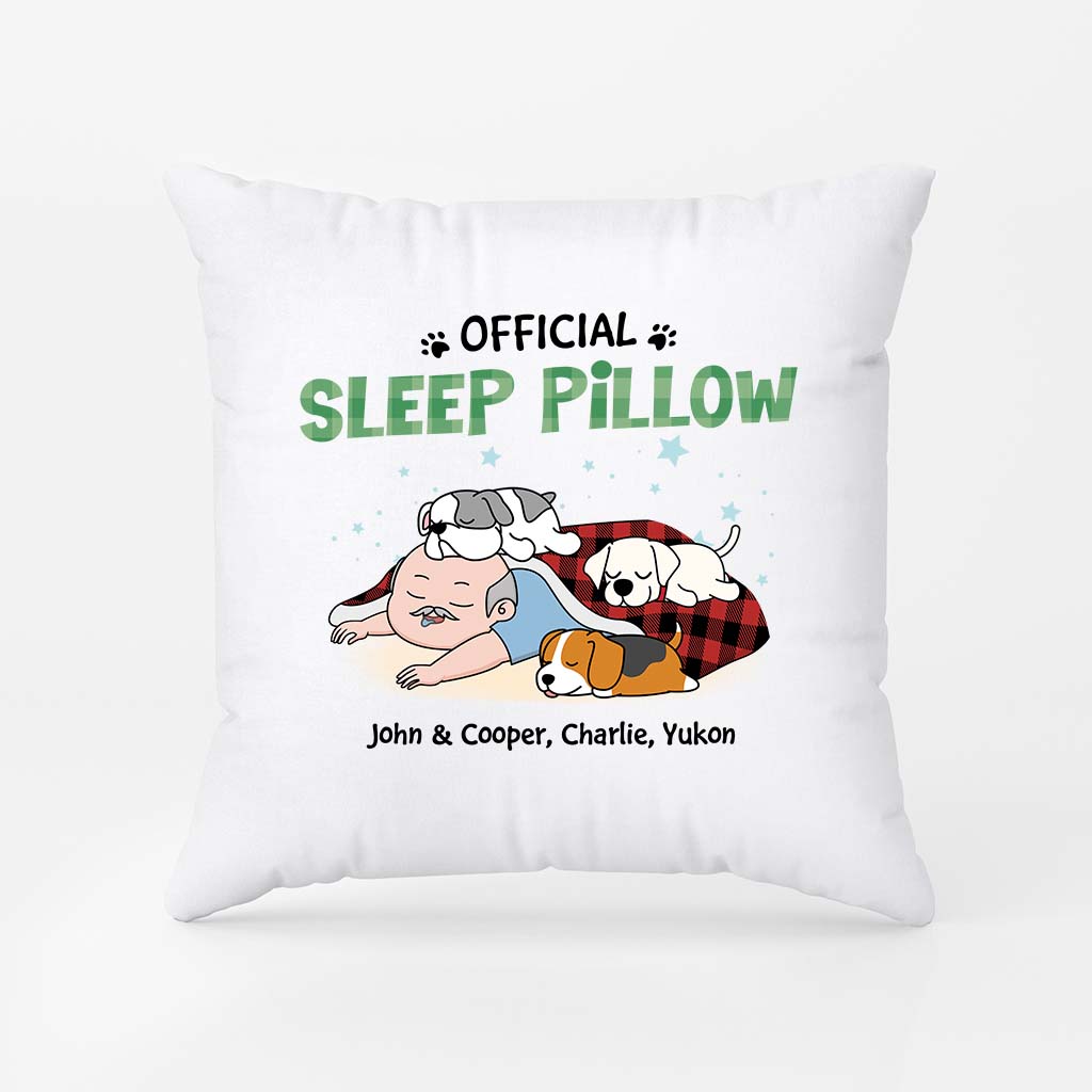 2831PUK2 official sleepshirt man pillow personalised dog gifts
