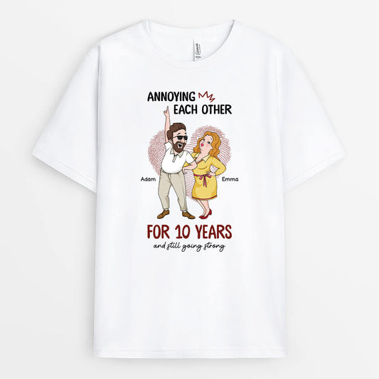 2846AUK1 annoying each other t shirt personalised gift ideas for couple