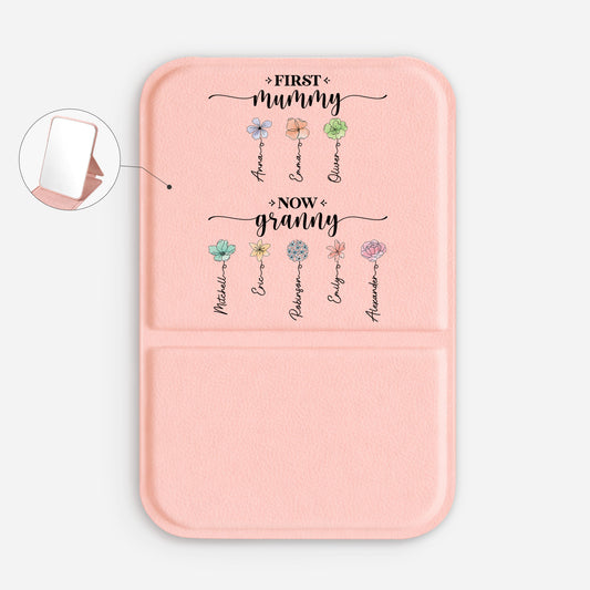 2851AUK1 personalised first mummy now granny compact mirror 2851aj6q5a