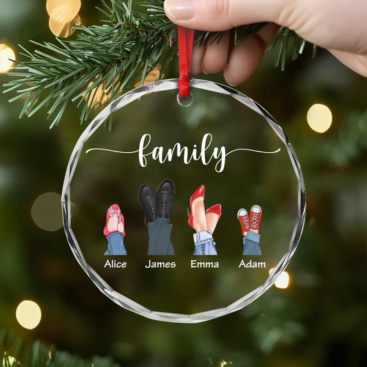 2894OUS2 personalized glass ornaments family gifts for christmas 2894otv7b