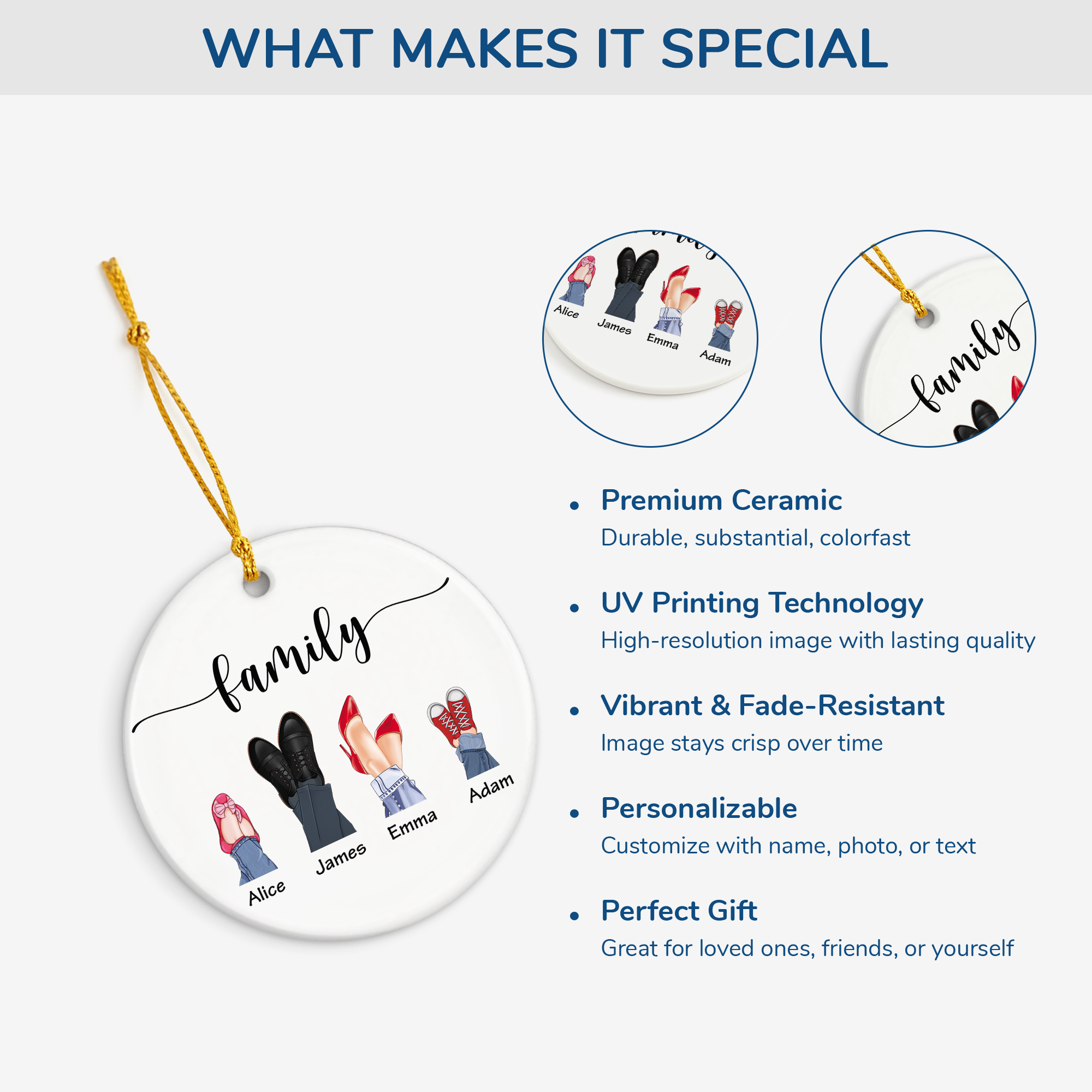 2894OUS4 personalized ceramic ornaments christmas gifts for a family 2894otv7b