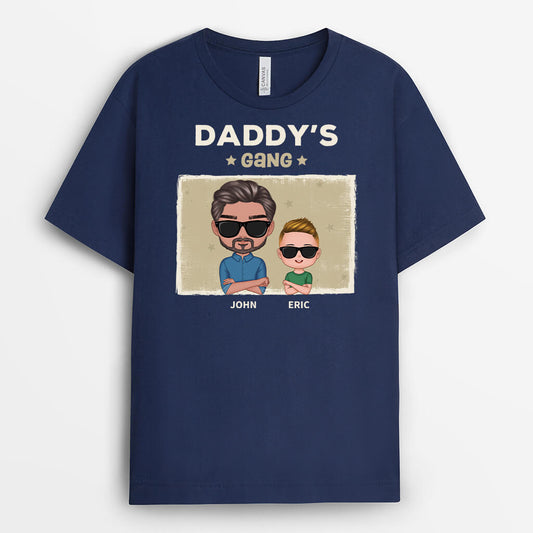 2919AUK2 daughter themed daddys gang personalised printing t shirt for dad_611ec4d0 207f 4e6a a66d a60f2693edcf