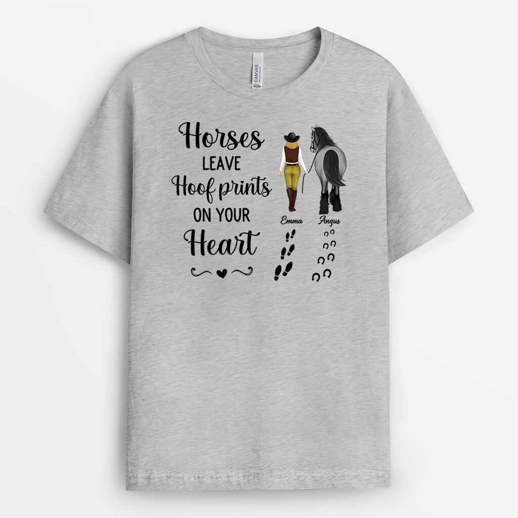 2938AUK2 horses leave hoof prints on your heart customised t shirt for her_7be13d82 28a7 4a9a 8b0f dc567108f857