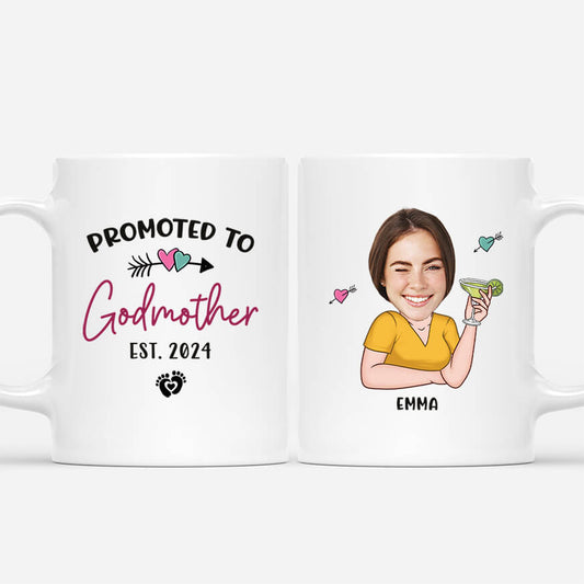 2946MUK1 promoted to godmother mug personalised gifts for mum