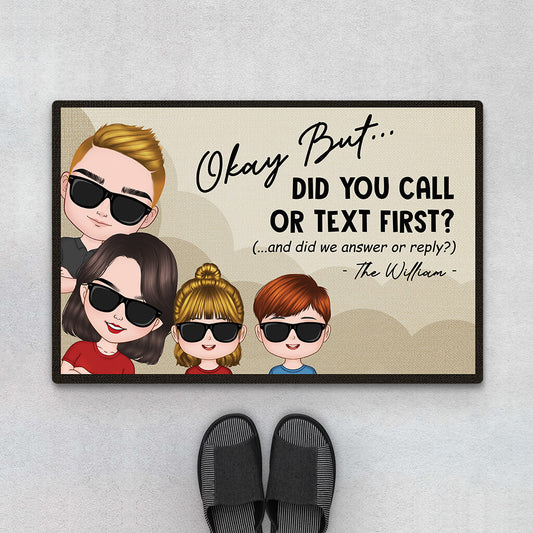 2953DUK1 okay but did you call me doormat personalised gifts for family