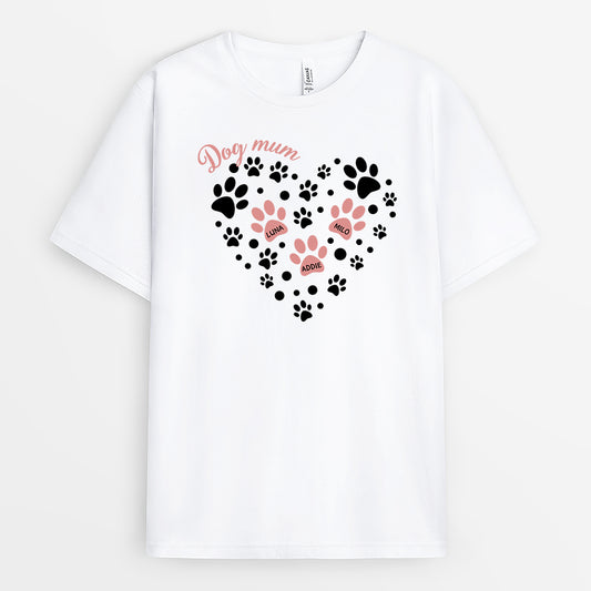 2979AUK1 personalized dog gifts for owners dog mom shirts with pawprints 2979A8L5C