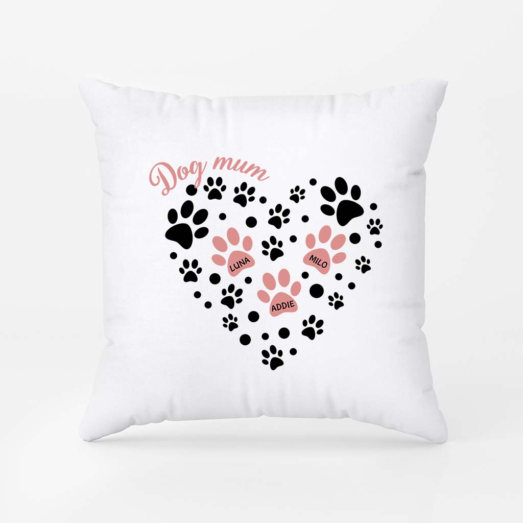 2979PUK1 personalized gifts for cat owners cat pillows with pawprints 2979P8L5D