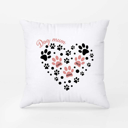 2979PUK1 personalized gifts for cat owners cat pillows with pawprints 2979P8L5D