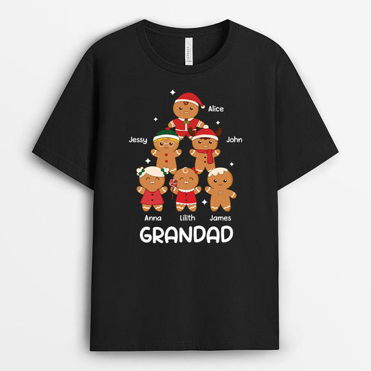 2996AUK1 ginger grandad t shirt for chistmas personalised gifts for grandad