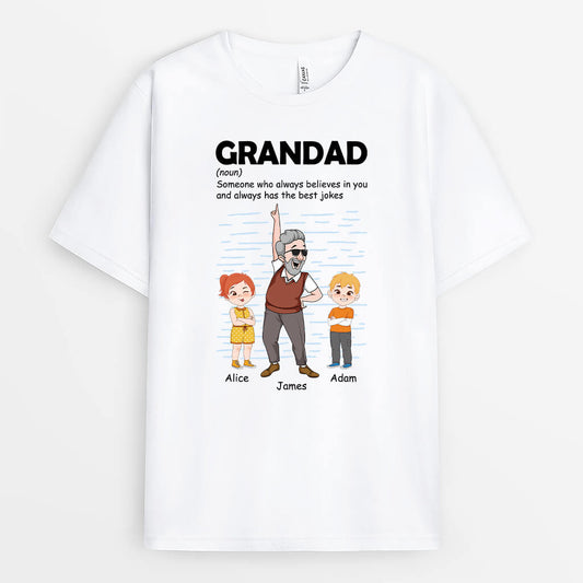 3026AUK1 daddy definition t shirt personalised gift ideas for dad