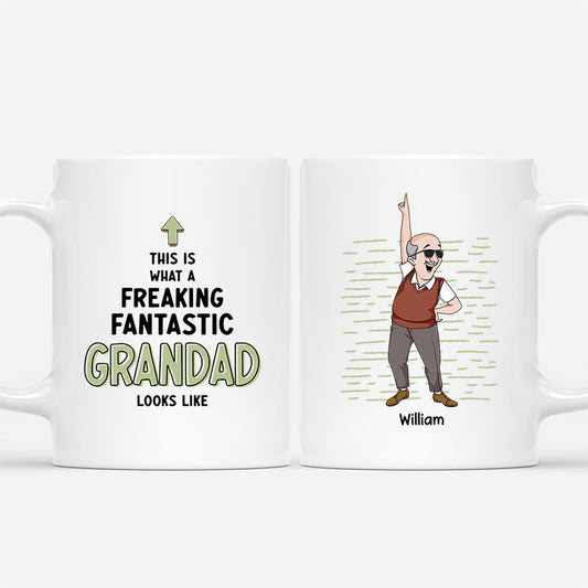 3027MUK1 this is what a freaking fantastic daddy mug personalised presents for dad