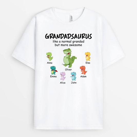 3033AUK1 like a normal grandad but way cooler t shirt personalised gifts for grandad