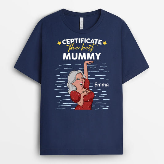 3035AUK2 certificated best step mum personalised t shirt for mum_9e19b76f 8820 42d0 8cbd 995db5b06716