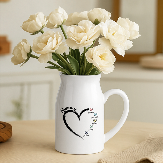3044OUK2 personalised grandma vase with grandkids names for grandmamum 3044o8f5a