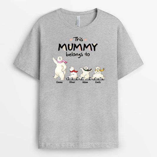 3049AUK2 bears this grandma belongs to personalised t shirt for grandma