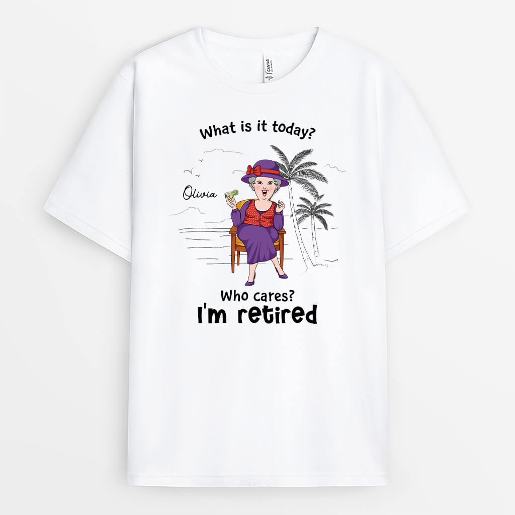 3054AUK1 what is it today t shirt personalised gifts for female