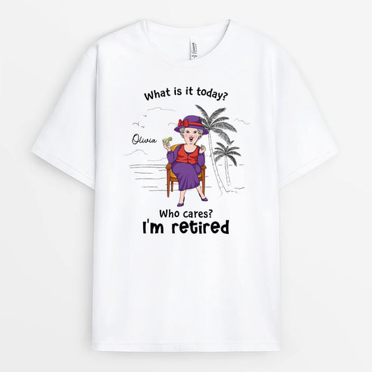 3054AUK1 what is it today t shirt personalised gifts for female