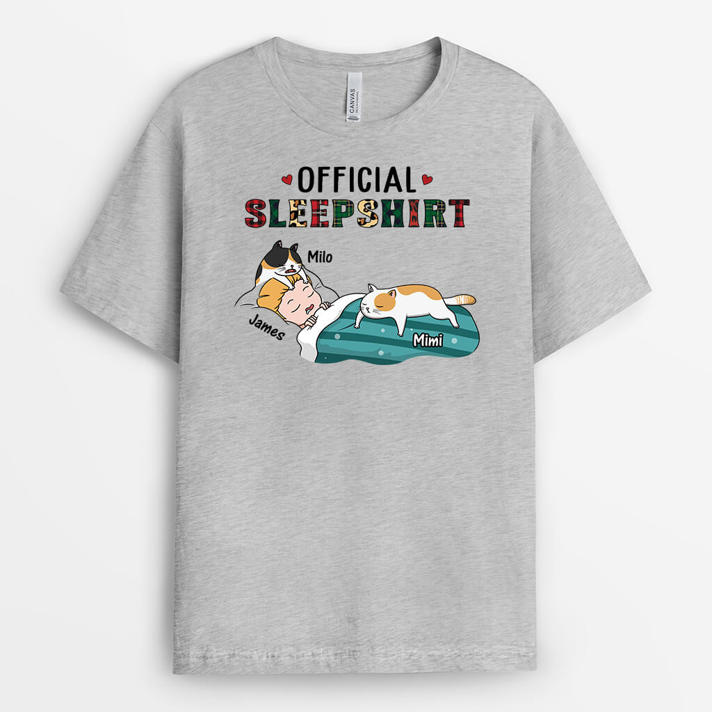 3056AUK2 official sleepshirt cat custom t shirt for her