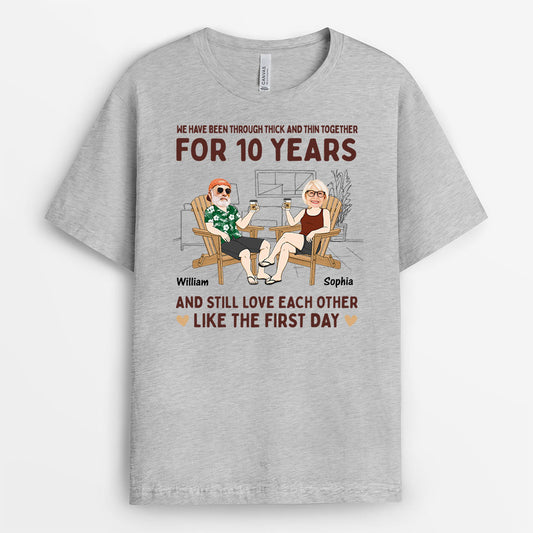 3065AUK2 we have been through t shirt personalised gifts for couple