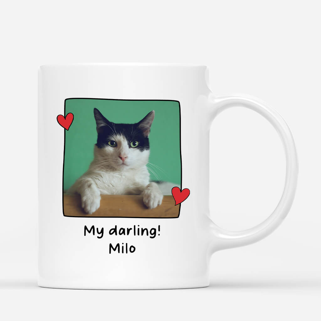 3072MUK2 cat dad mug personalised present ideas for cat dad
