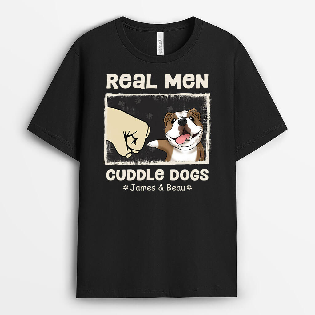 3092AUK1 real man cuddle dogs funny t shirt personalised presents for dog owners_03359bbc 3c59 42b7 88c9 ed8b15cf0fd6