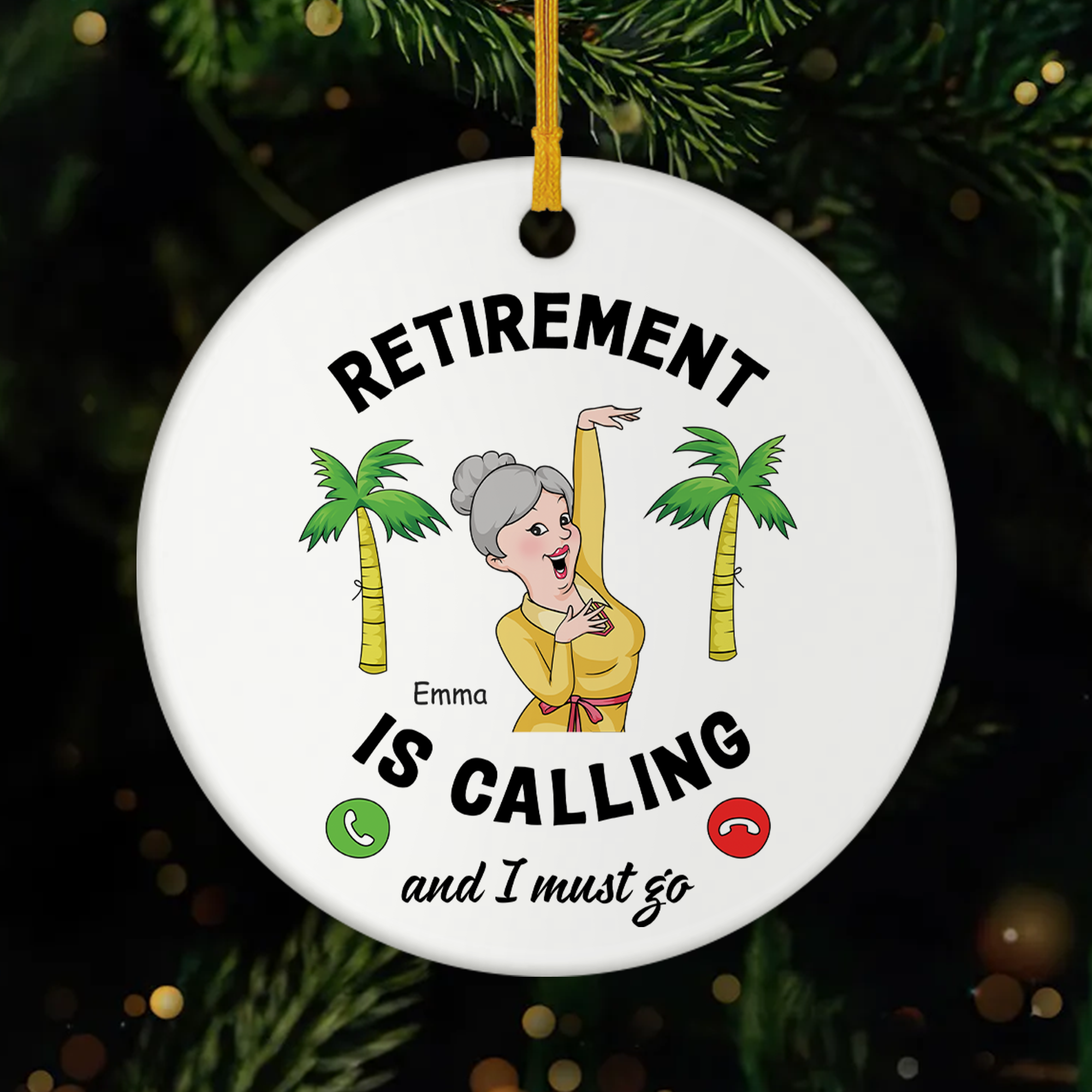 3138OUS1 custom ceramic retirement ornament funny retirement gifts 3138O_ab6233a7 c9ce 4dd6 a37f db53180f7803