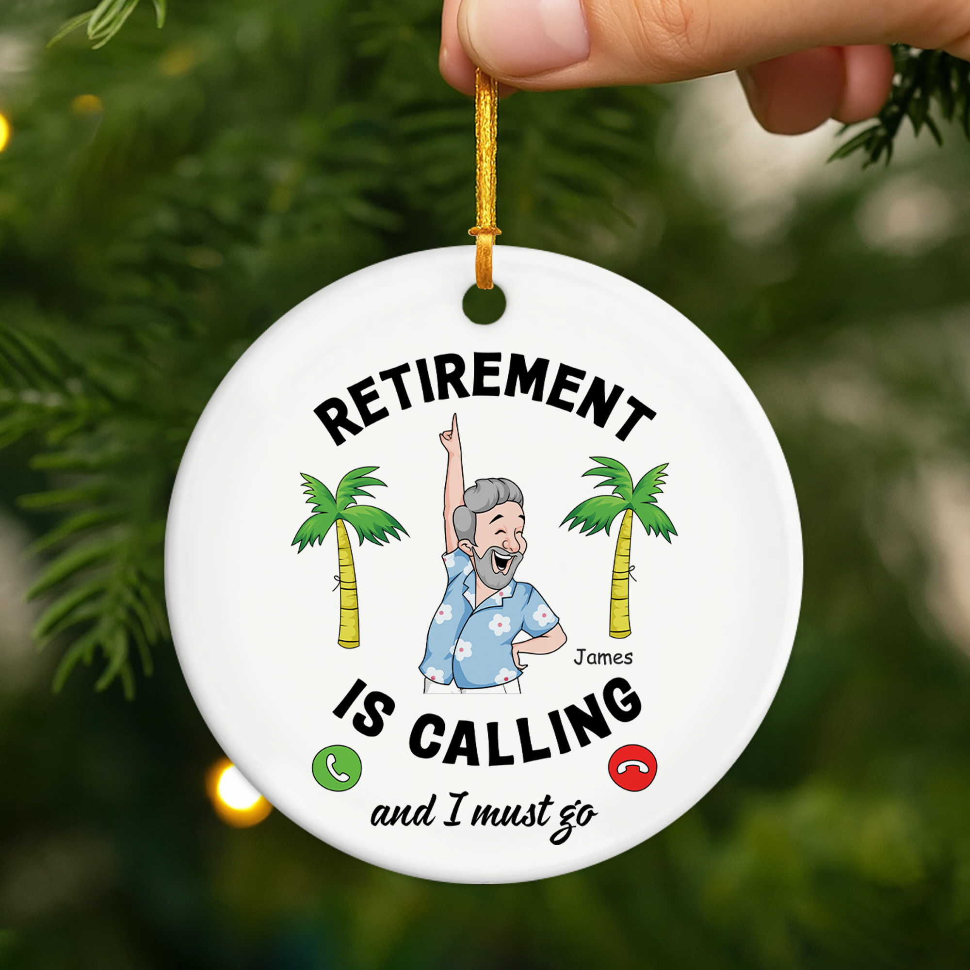 3138OUS2 custom ceramic retirement ornament funny retirement gifts 3138O_1011d70c e6ce 4d3d a6d5 74a7148148f6