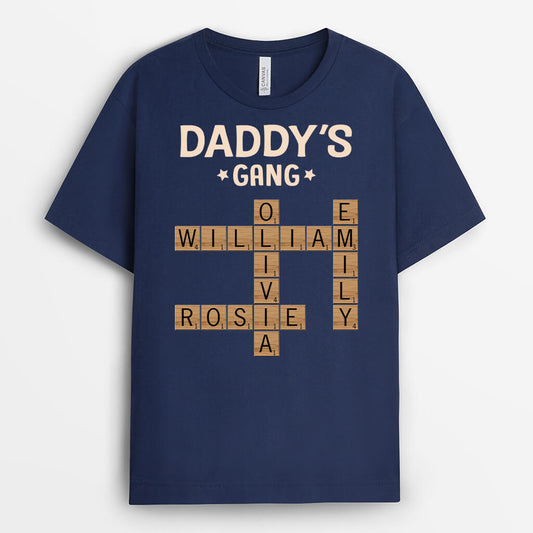 3142AUK2 black puzzle grandad t shirt personalised gift ideas for grandad