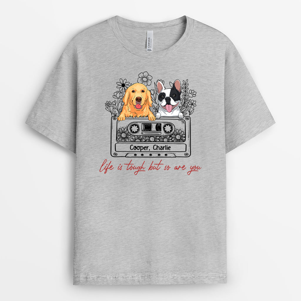 3146AUK2 life is tough but so are you personalised gift ideas for dog lovers