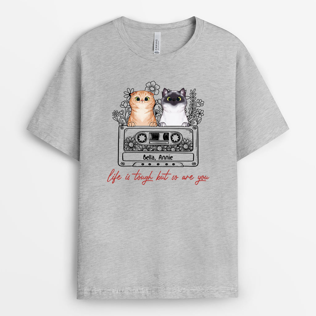 3146AUK2 sexy cat mum t shirt personalised gifts for cat mum