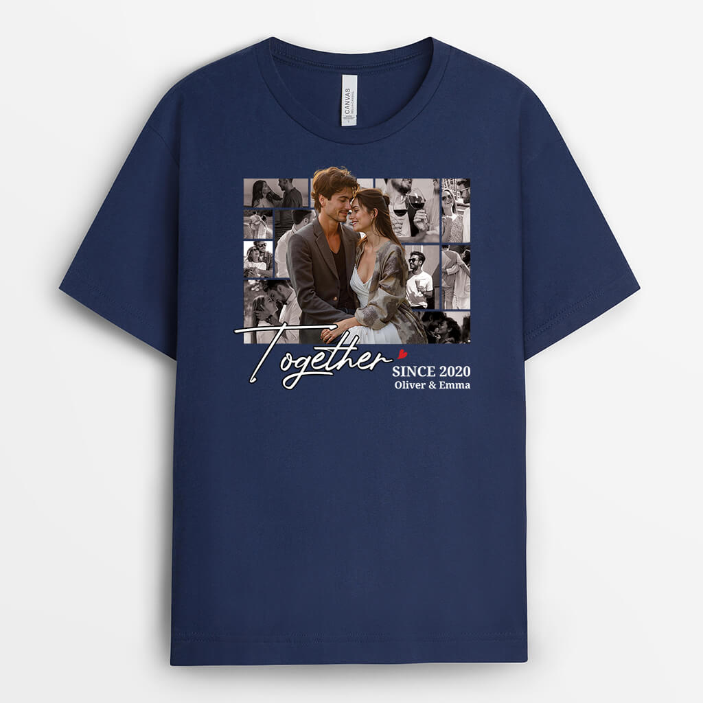 3197AUK2 together since couple photo t shirt customised presents for couples