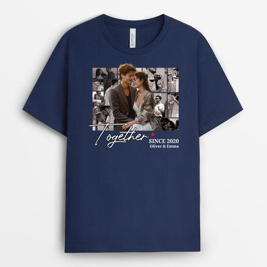 3197AUK2 together since couple photo t shirt customised presents for couples