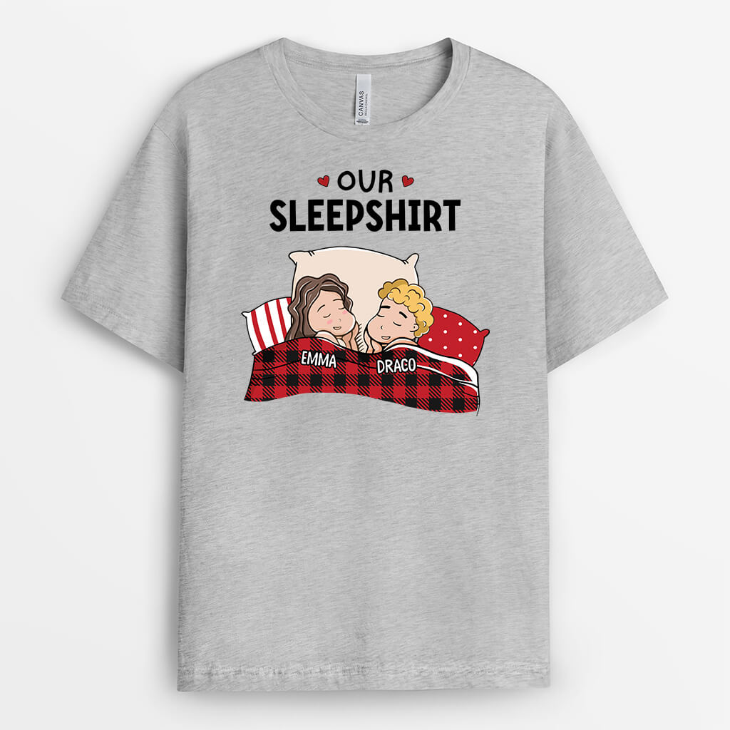 3212AUK1 our sleepshirt t shirt personalised gifts for couples