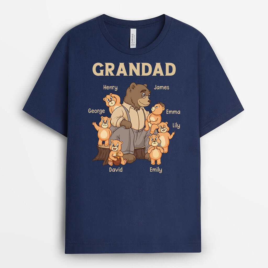 3213AUK1 grandad bear t shirt  personalised presents for grandad_8324529a 1480 4577 8812 a5ef6d7a8741