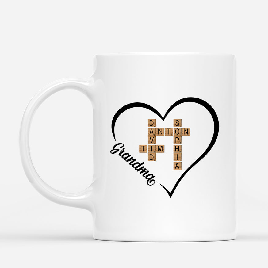 3218MUS1 personalized grandma mug crossword gifts_ for grandmothers 3218M6L5A