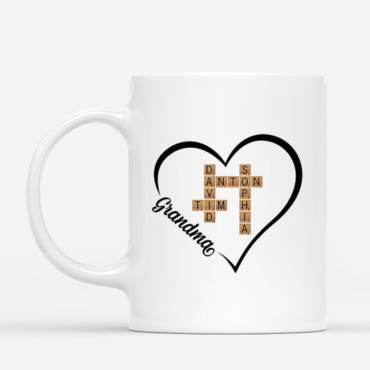3218MUS1 personalized grandma mug crossword gifts_ for grandmothers 3218M6L5A