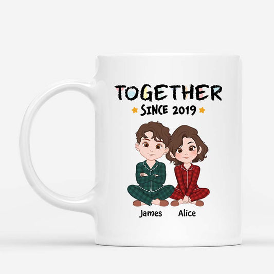 3269MUK1 pastel together since mug personalised gifts for couples_c8f0bcba 60f2 4101 8114 670574c4c0f4
