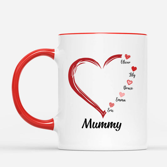 3279MUK2 grandma heart mug personalised gift for grandma