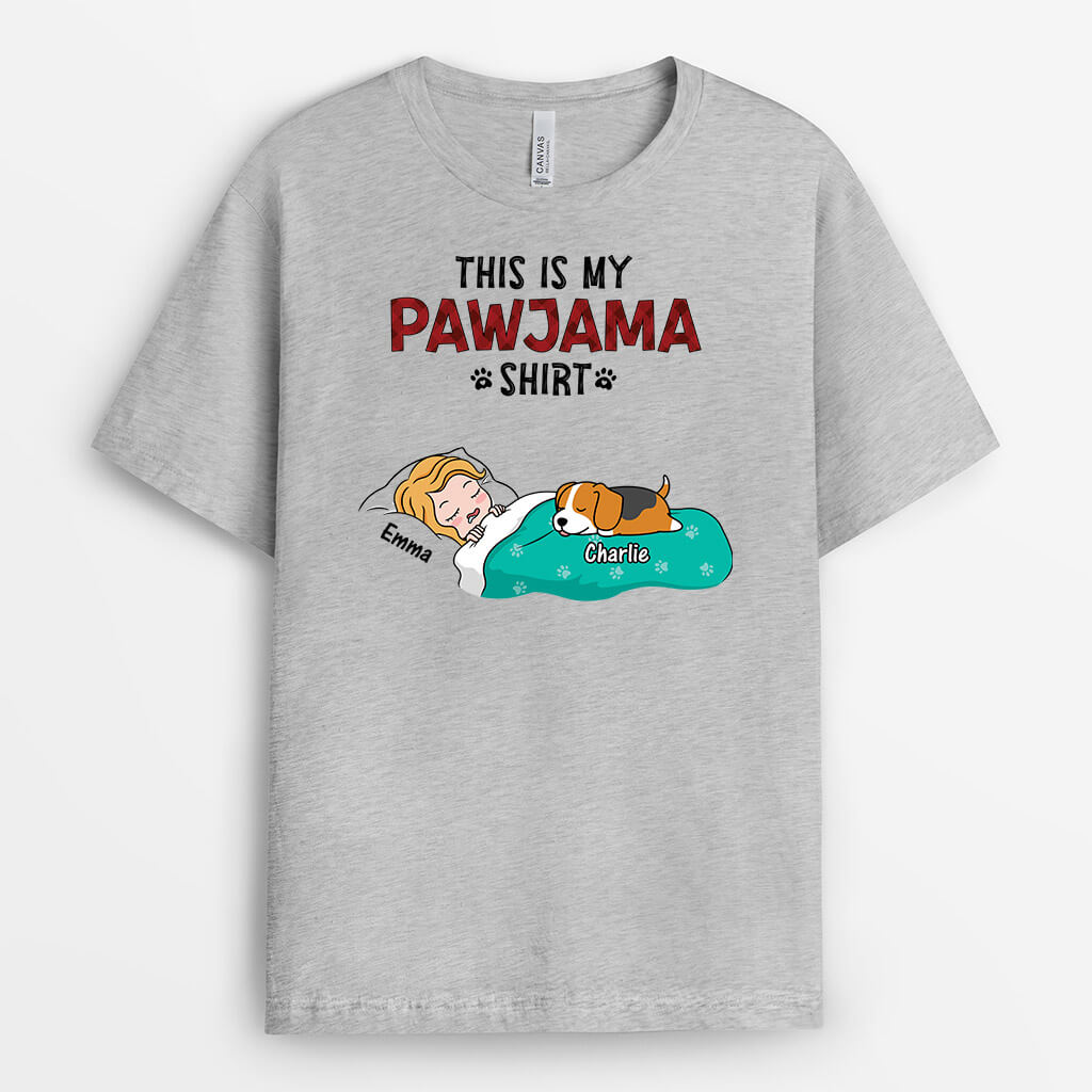 3303AUK2 this is my pawjama shirt personalised gifts for dog dad