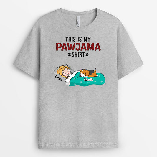 3303AUK2 this is my pawjama shirt personalised gifts for dog dad