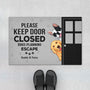 3308DUS1 funny personalized pet doormats_ please keep door closed 3308D5M5C