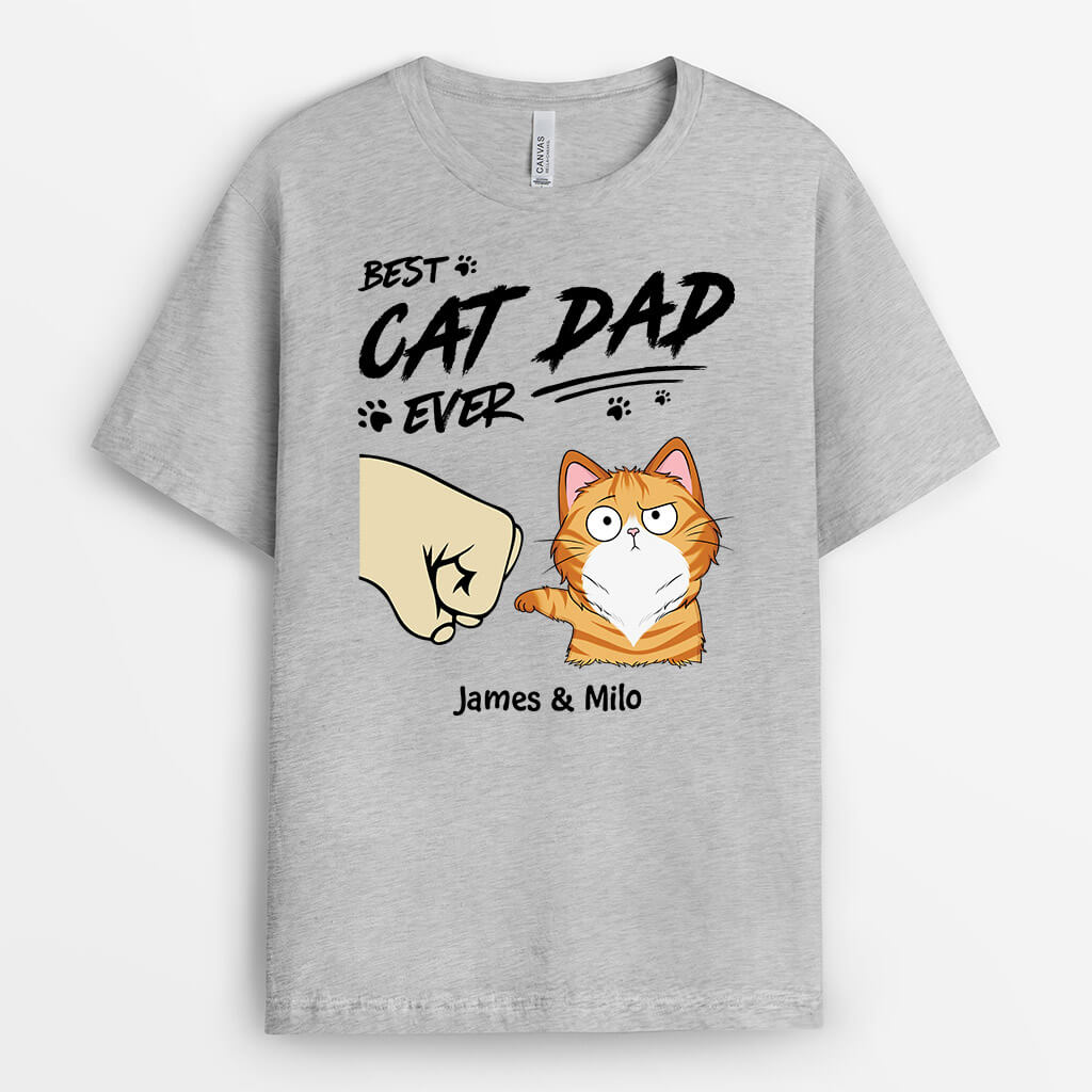 3313AUK2 best cat mum ever t shirt personalised gifts for cat lovers